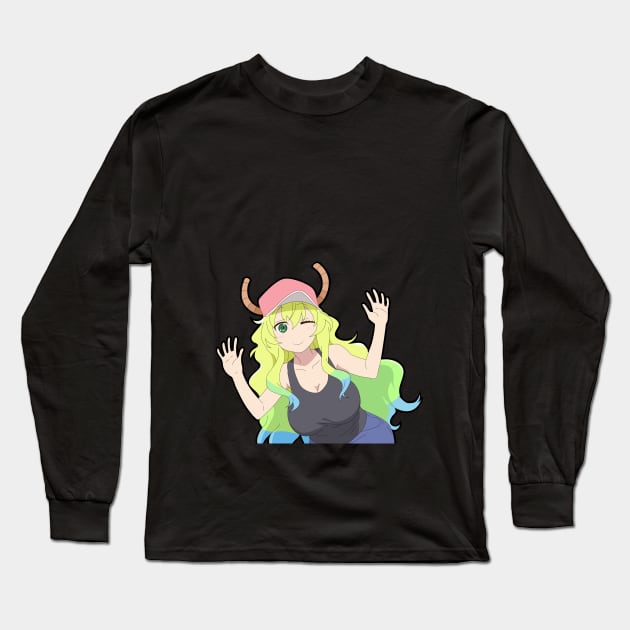 Lucoa Miss kobayashi's dragon maid Long Sleeve T-Shirt by MigiDesu